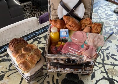 Enjoy a luxury breakfast during your stay in Houseboat room Diem